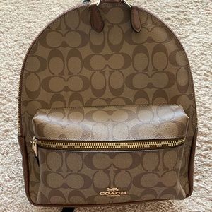 Coach Medium Charlie Backpack + wristlet